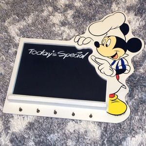 Disney Mickey Mouse Today Special Chalk board and key holder